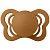 Соска-пустышка силиконовая 6+ месяцев BIBS Couture Silicone Caramel 1510289